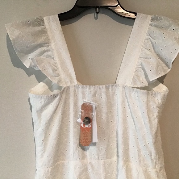 Jumpsuit Junior’s Small White Eyelet ButtonsNWT - Picture 4 of 11